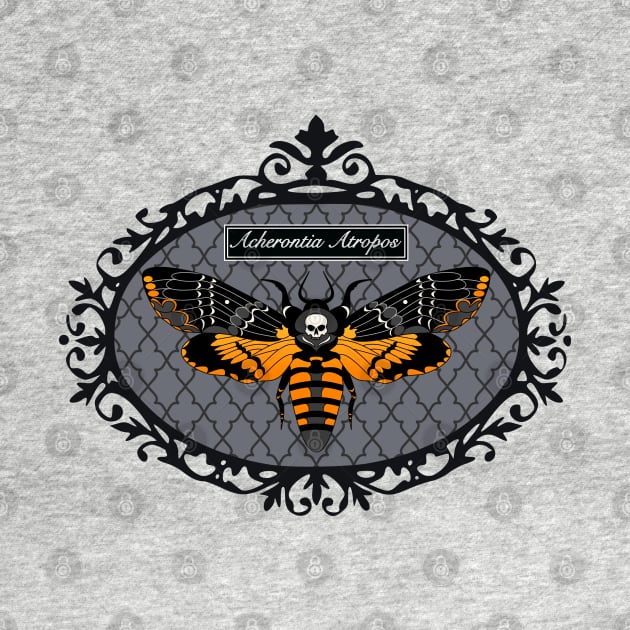 Death's Head HawkMoth Framed by RavenWake